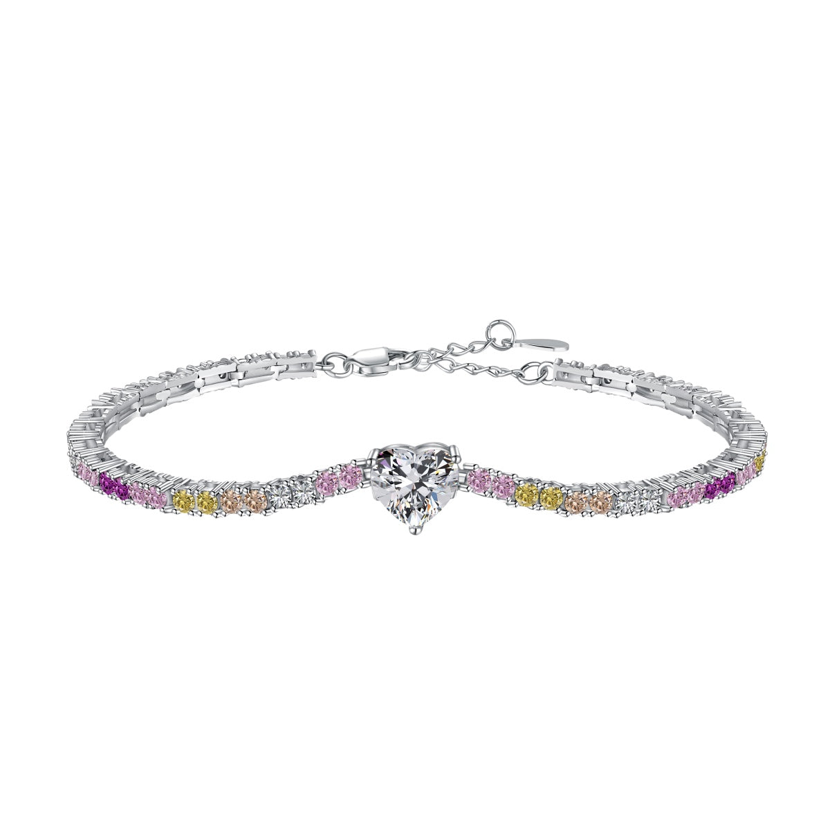 [Lumi Jewels]Delicate Romantic Heart Shape Lover Bracelet