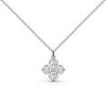 [Lumi Jewels]Heart-Shaped Four-Leaf Clover Bead Necklace