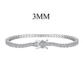 [Lumi Jewels]Dainty Charming Round Cut Tennis Bracelet