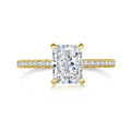 [Lumi Jewels]2.0 Carat Dazzling Sparkling Radiant Cut Party Ring