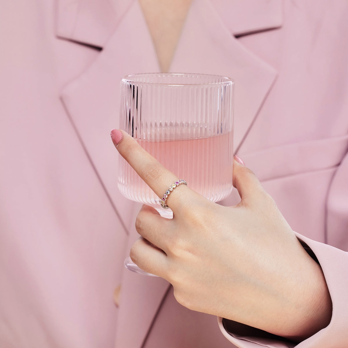 [Lumi Jewels]Exquisite Colorful Round Cut Party Ring