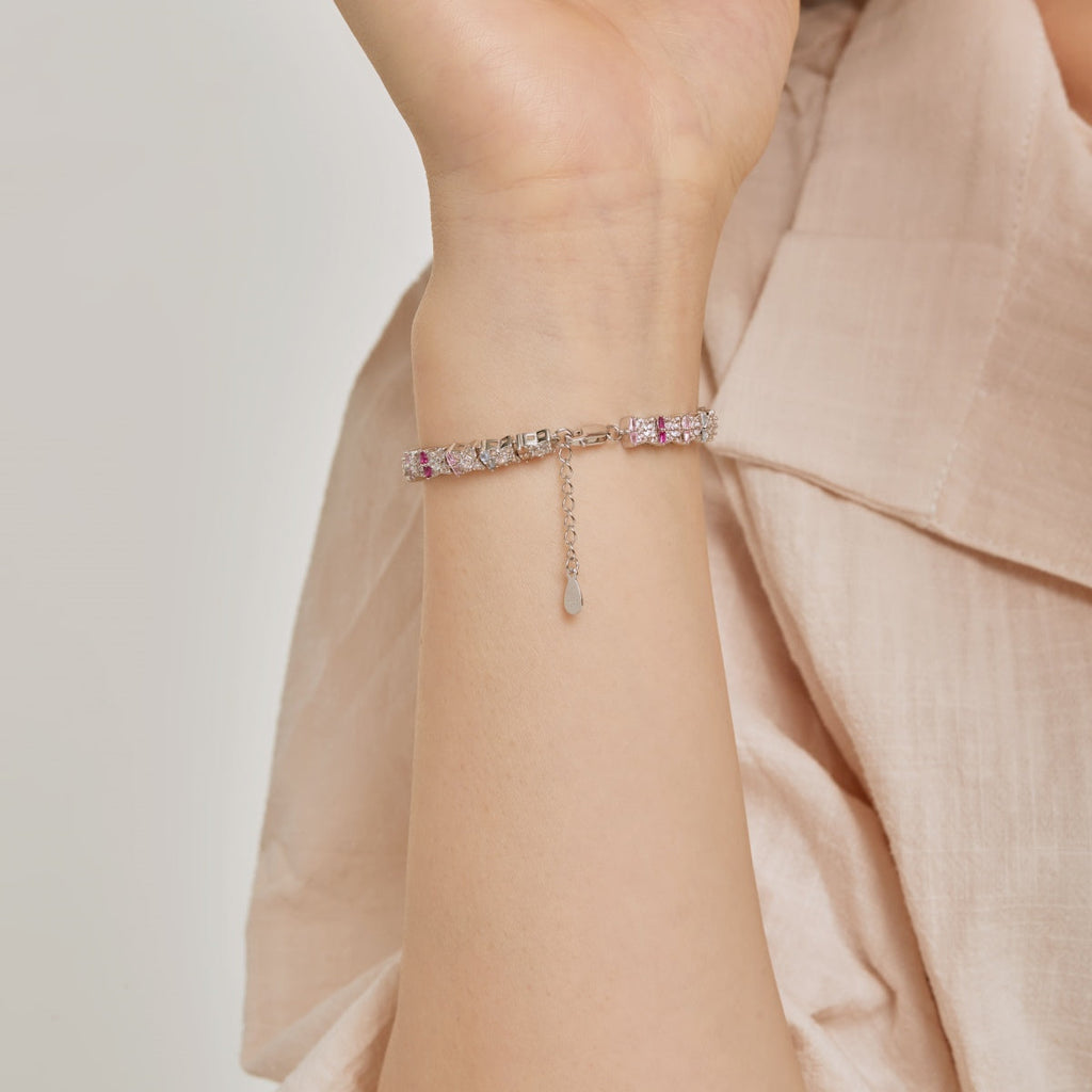 [Lumi Jewels]Unique Colorful Flower Shape Daily Bracelet
