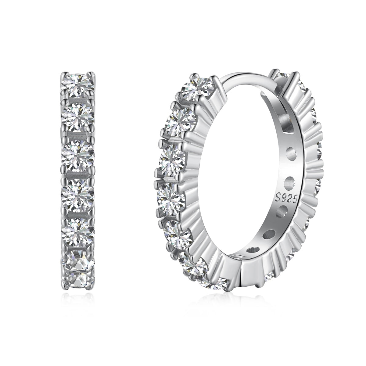 [Lumi Jewels]Radiant Colorful Round Cut Earrings