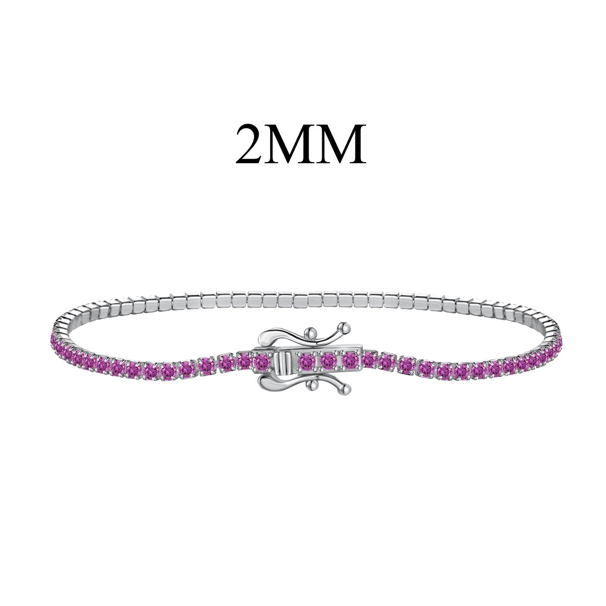 [Lumi Jewels]Radiant Colorful Round Cut Party Bracelet