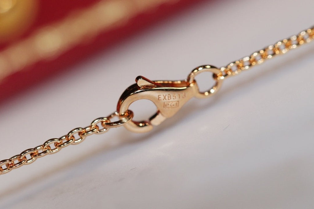 [Lumi Jewels]LOVE NECKLACE PINK GOLD AND SILVER
