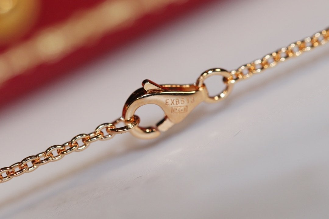 [Lumi Jewels]LOVE NECKLACE PINK GOLD AND SILVER