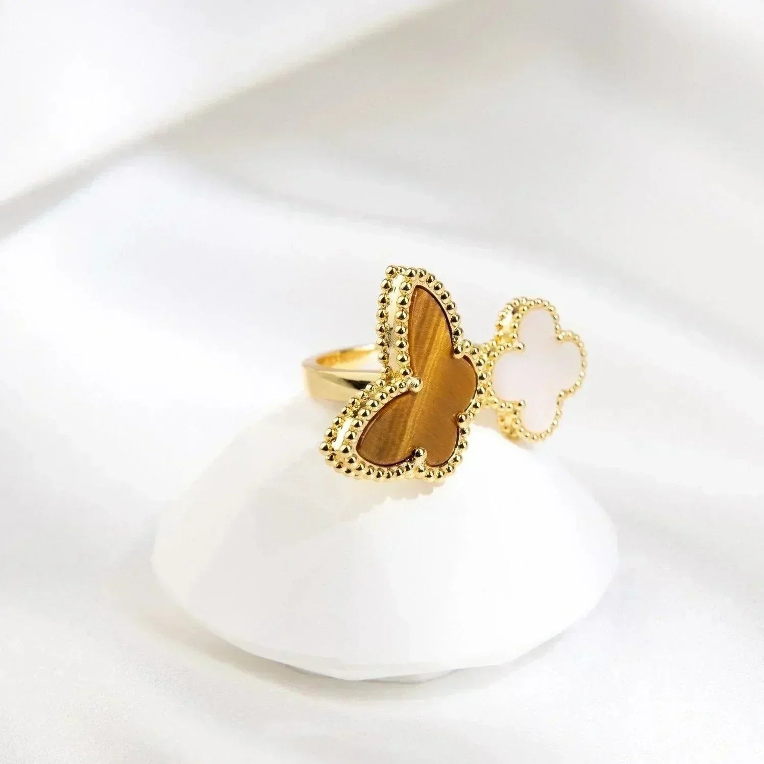[Lumi Jewels]LUCKY BETWEEN THE FINGER RING