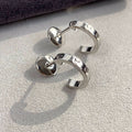 [Lumi Jewels]LOVE EARRINGS 2.65MM SILVER