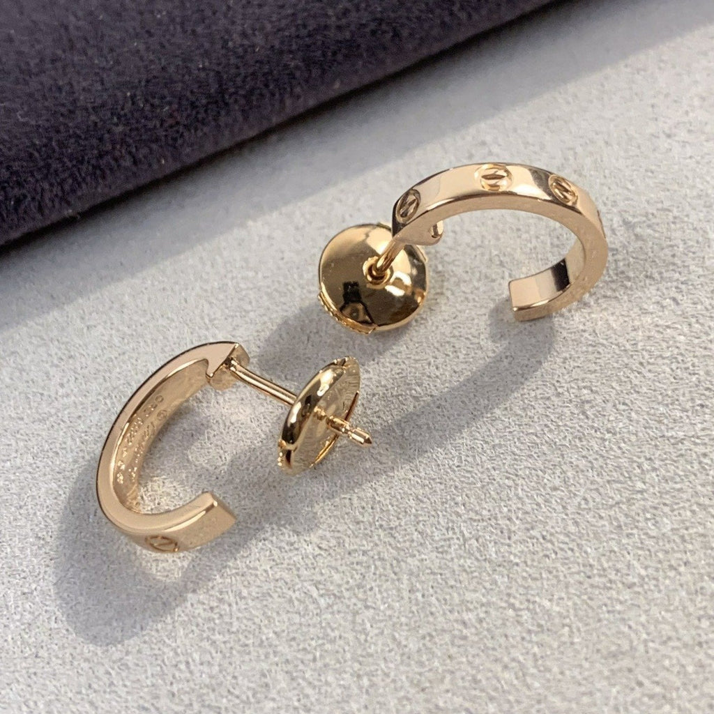 [Lumi Jewels]LOVE EARRINGS 2.65MM PINK GOLD