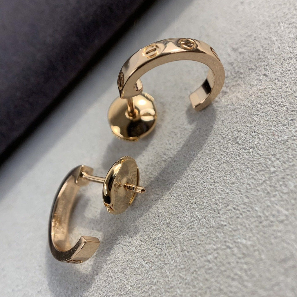 [Lumi Jewels]LOVE EARRINGS 2.65MM PINK GOLD
