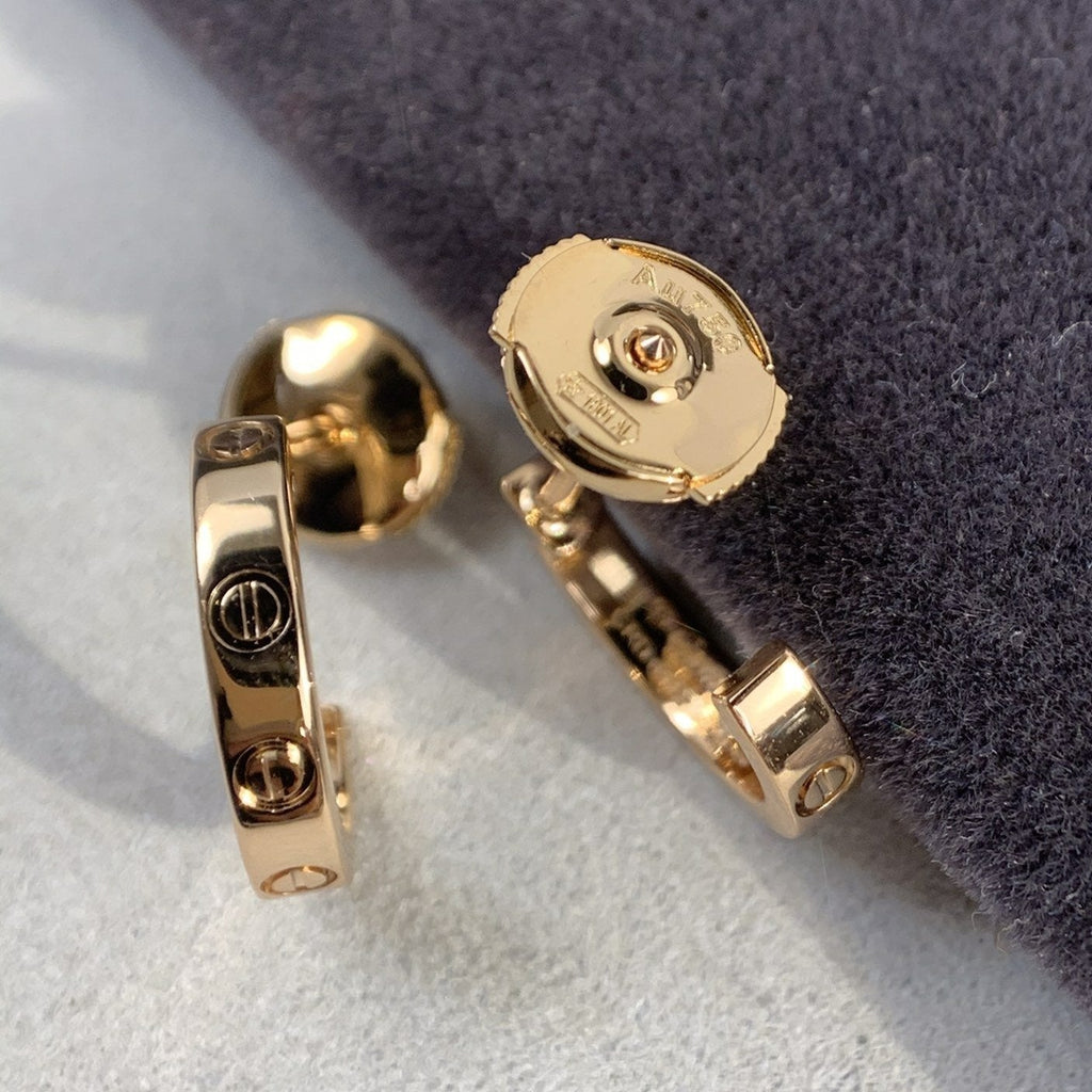 [Lumi Jewels]LOVE EARRINGS 2.65MM PINK GOLD