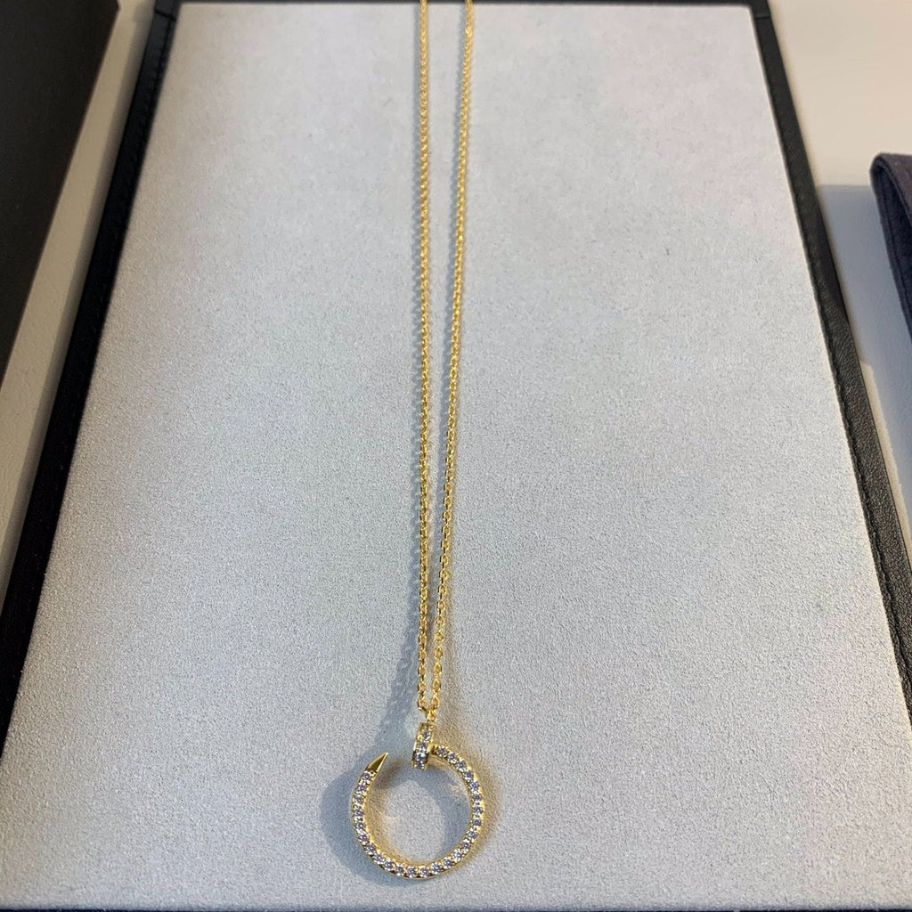 [Lumi Jewels]JUSTE NECKLACE GOLD DIAMONDS