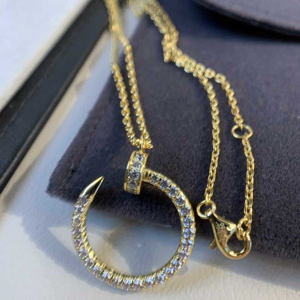 [Lumi Jewels]JUSTE NECKLACE GOLD DIAMONDS