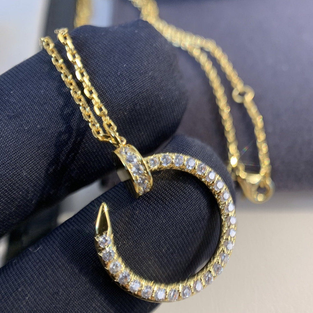 [Lumi Jewels]JUSTE NECKLACE GOLD DIAMONDS