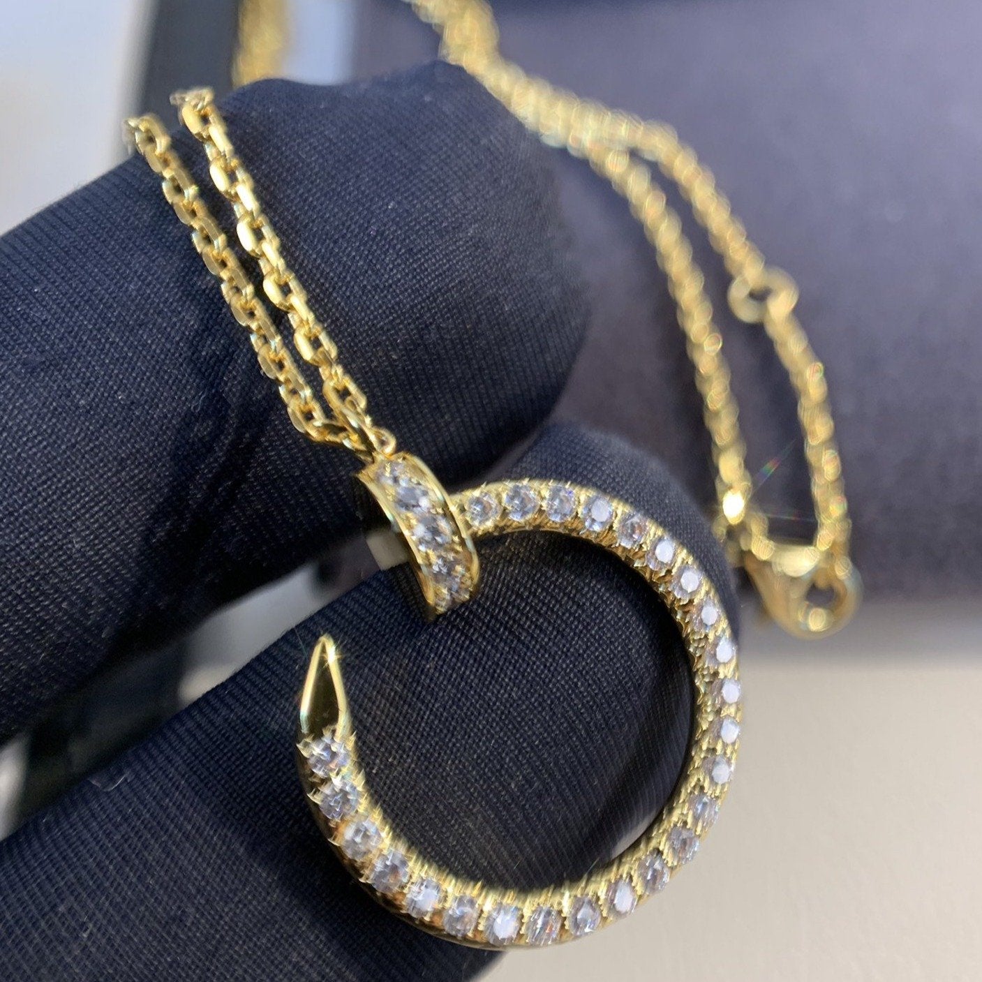 [Lumi Jewels]JUSTE NECKLACE GOLD DIAMONDS
