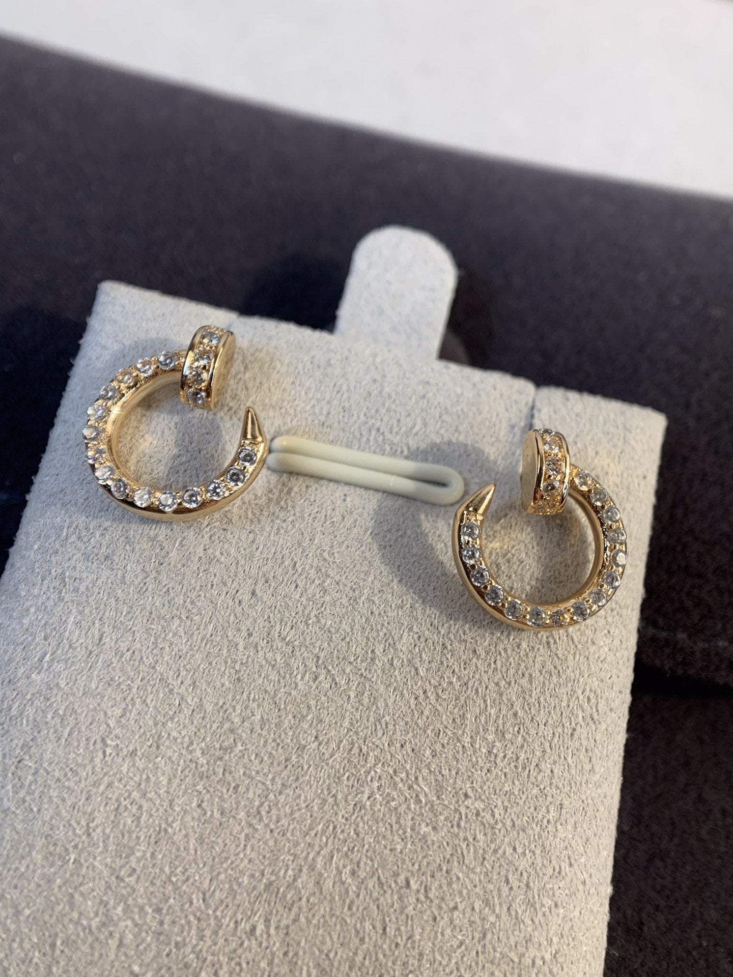 [Lumi Jewels]JUSTE EARRINGS GOLD DIAMONDS