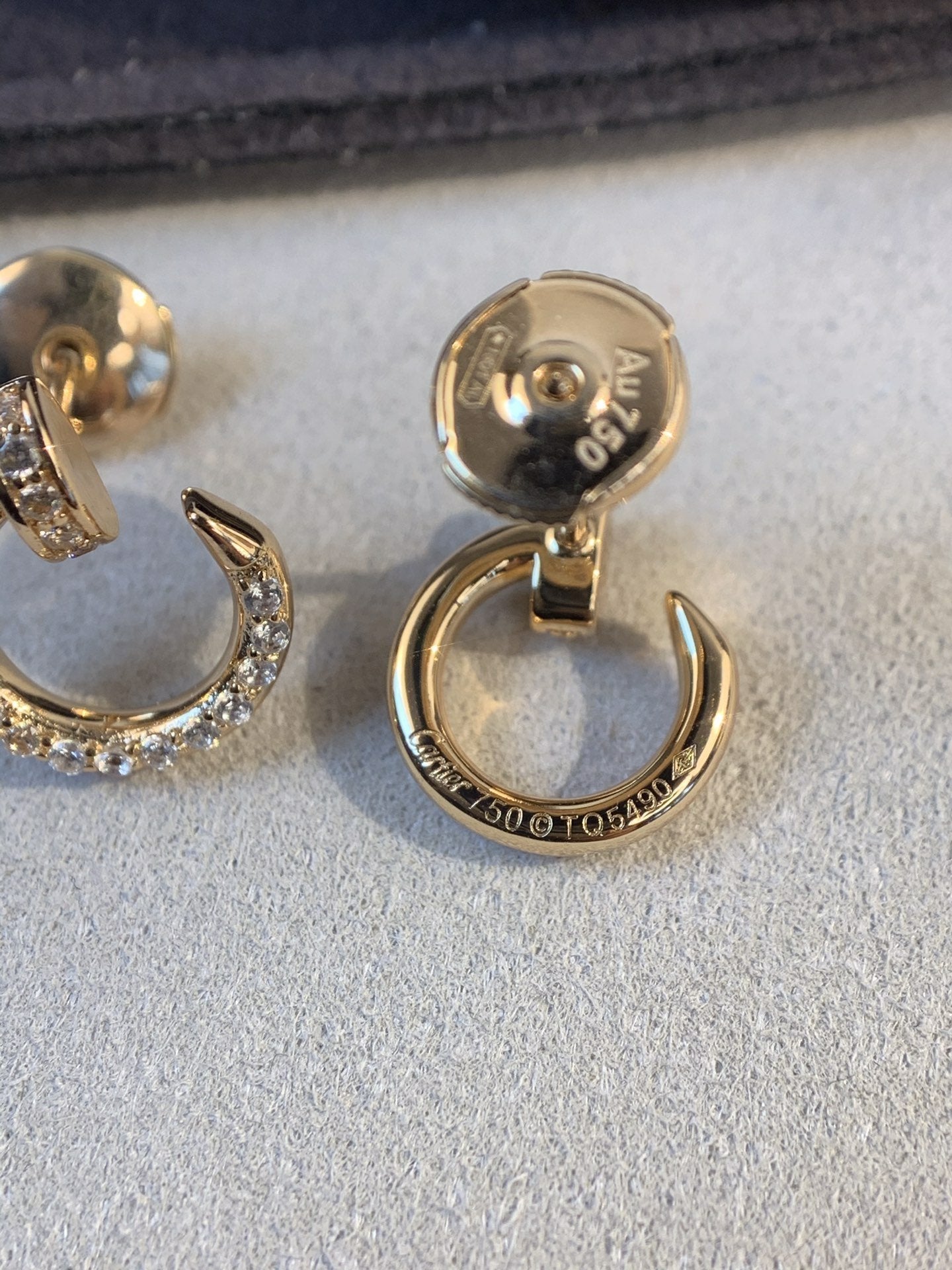 [Lumi Jewels]JUSTE EARRINGS GOLD DIAMONDS