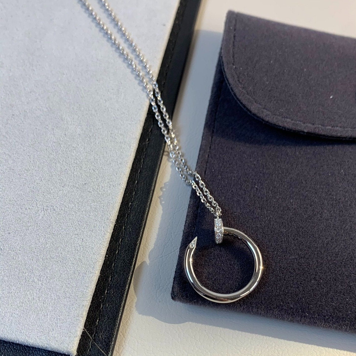 [Lumi Jewels]JUSTE NECKLACE SILVER
