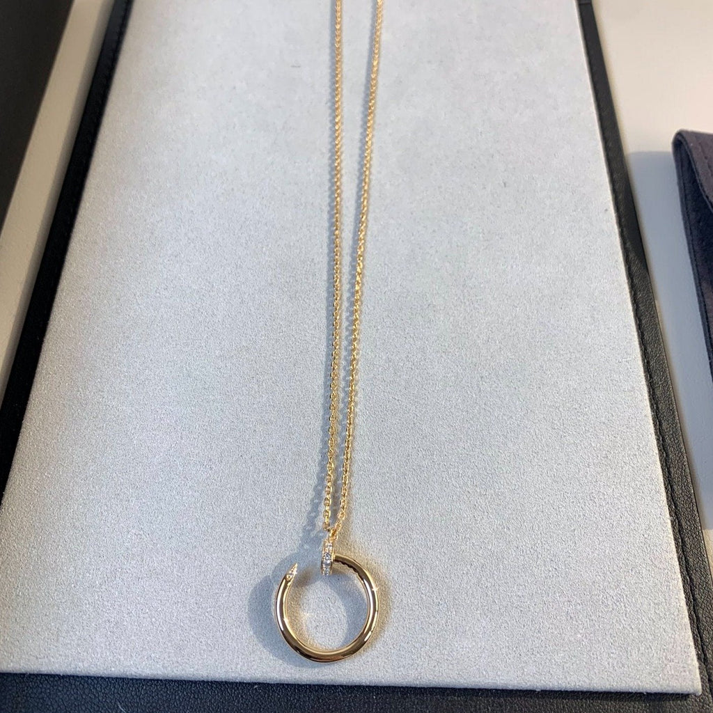 [Lumi Jewels]JUSTE NECKLACE PINK GOLD