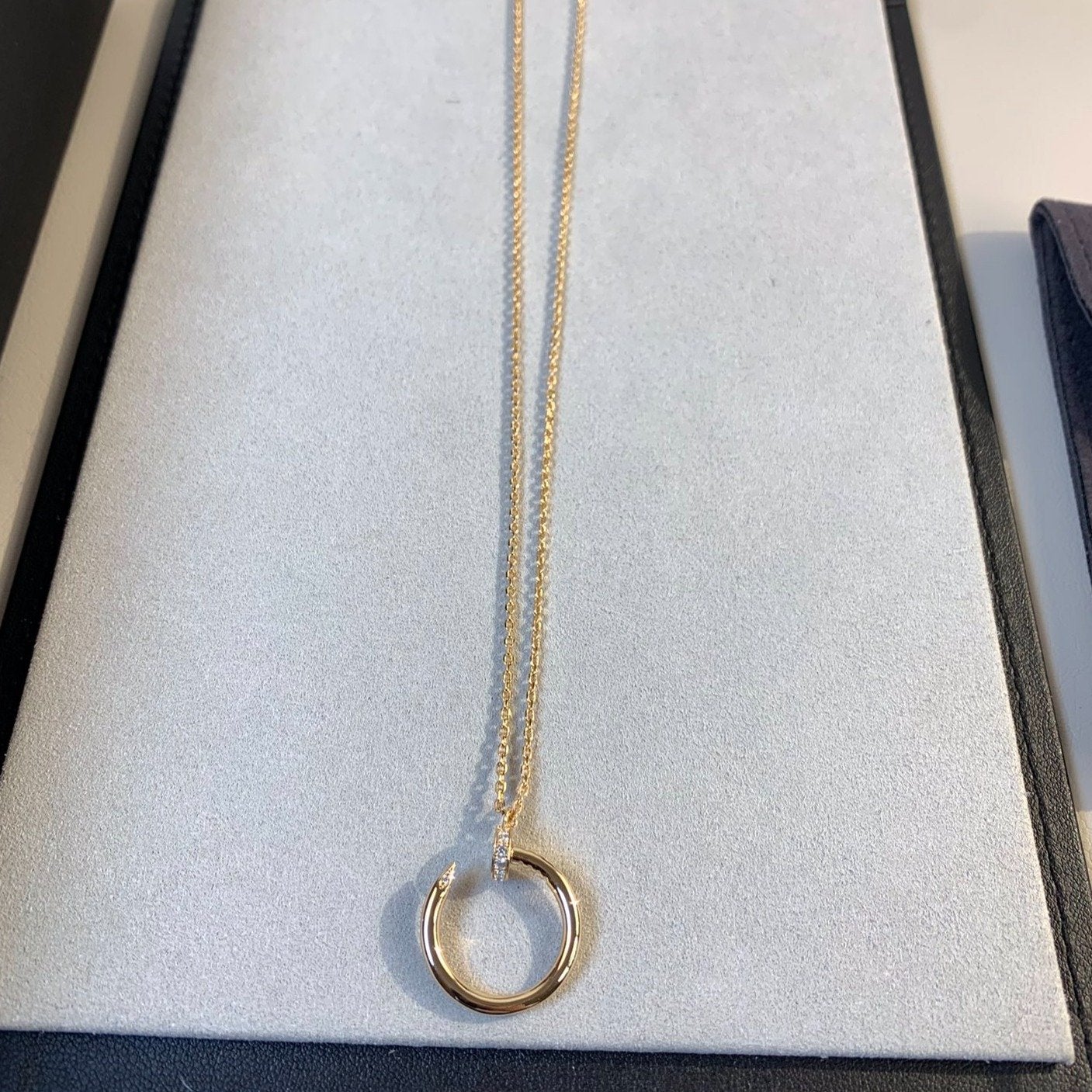 [Lumi Jewels]JUSTE NECKLACE PINK GOLD