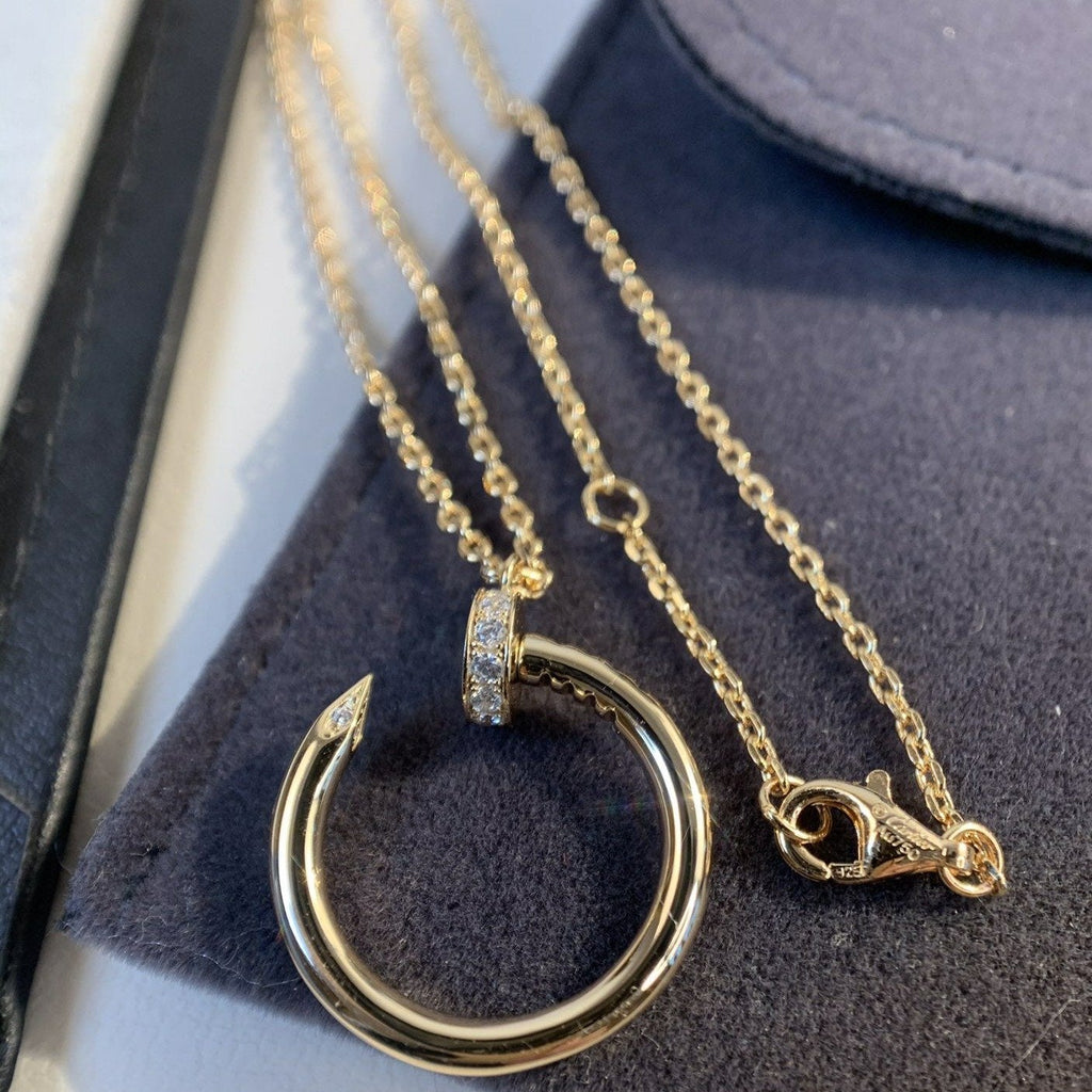 [Lumi Jewels]JUSTE NECKLACE PINK GOLD