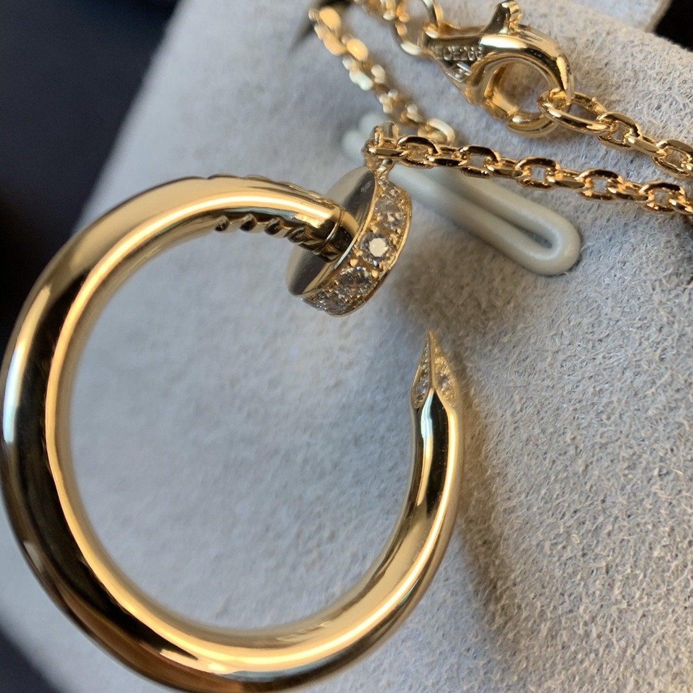 [Lumi Jewels]JUSTE NECKLACE PINK GOLD