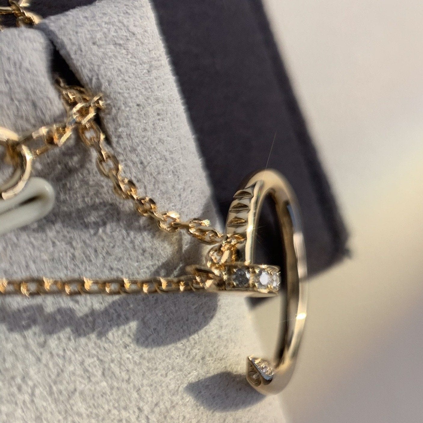 [Lumi Jewels]JUSTE NECKLACE PINK GOLD