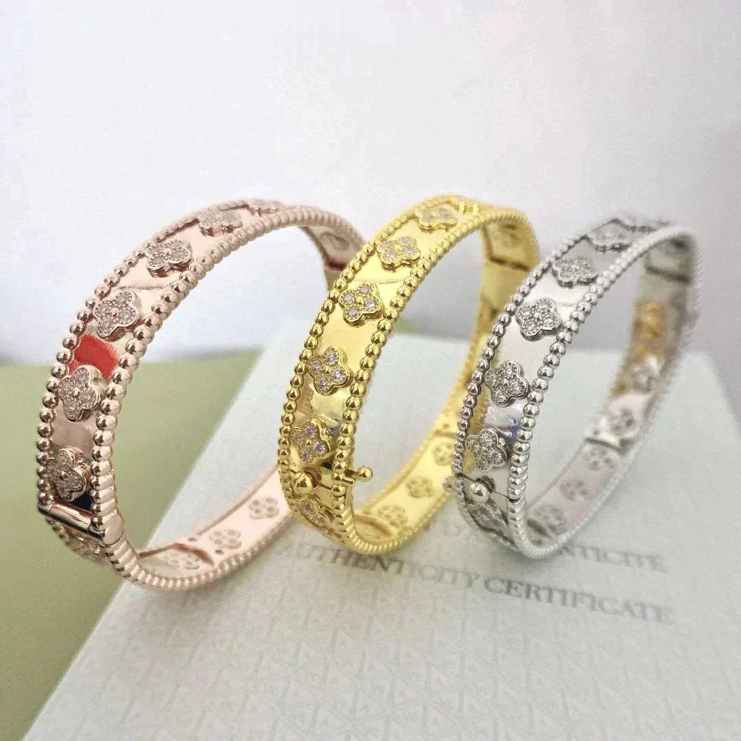 [Lumi Jewels]CLOVER BRACELET 8MM DIAMONDS