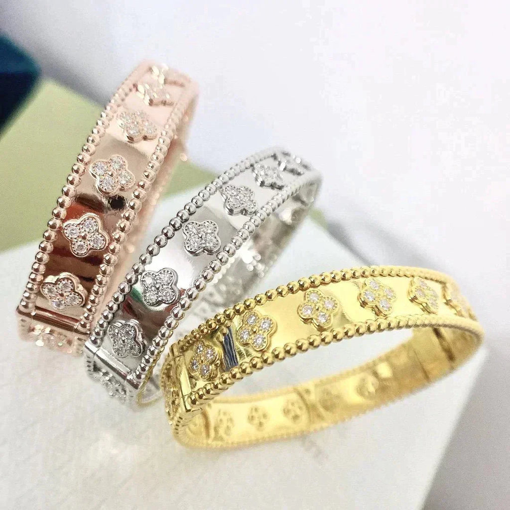 [Lumi Jewels]CLOVER BRACELET 8MM DIAMONDS