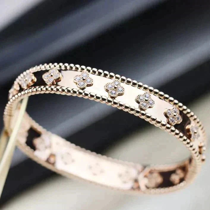 [Lumi Jewels]CLOVER BRACELET 8MM DIAMONDS