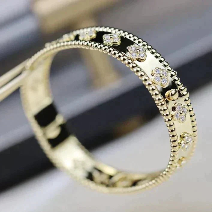 [Lumi Jewels]CLOVER BRACELET 8MM DIAMONDS