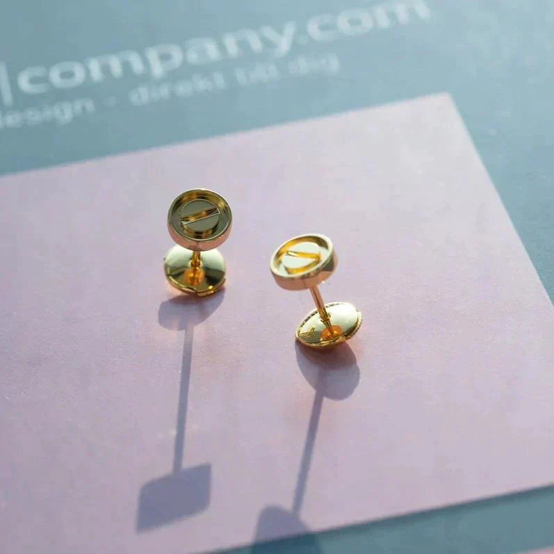 [Lumi Jewels]LOVE EARRINGS GOLD 10MM