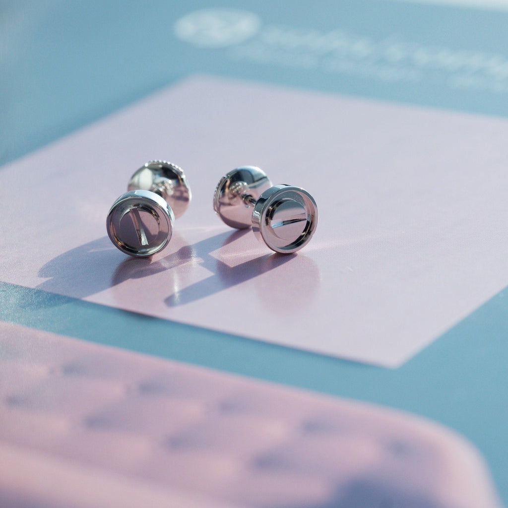 [Lumi Jewels]LOVE EARRINGS SILVER 10MM