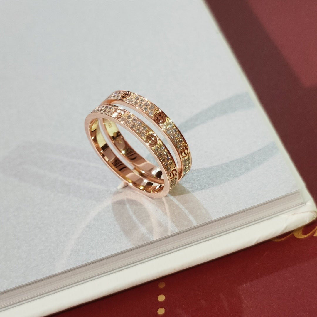 [Lumi Jewels]LOVE RING 2.65MM DIAMOND