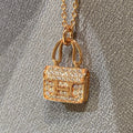 [Lumi Jewels]CONSTANCE PEDANT DIAMOND NECKLACE