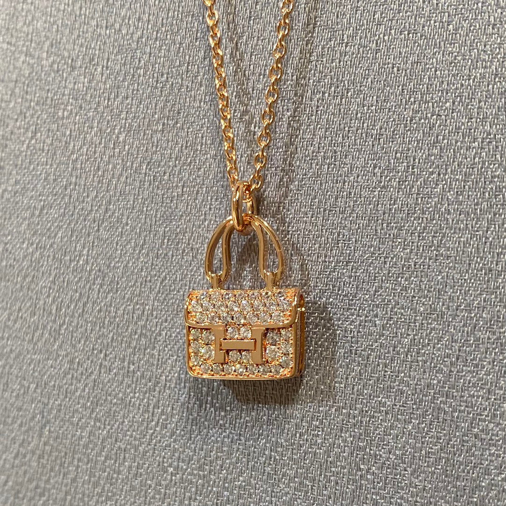 [Lumi Jewels]CONSTANCE PEDANT DIAMOND NECKLACE