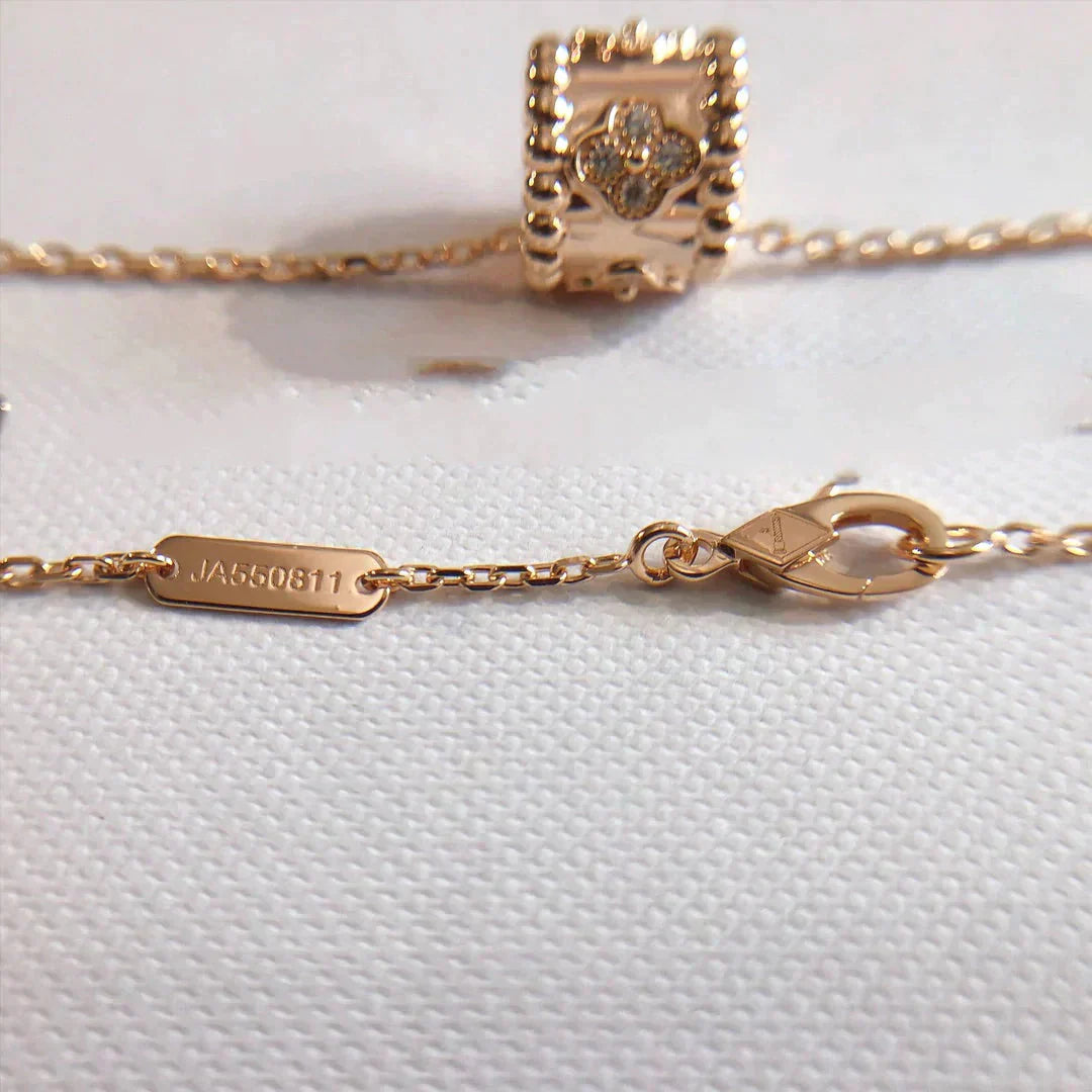 [Lumi Jewels]PERLEE PEDANT NECKLACE GOLD / ROSE GOLD
