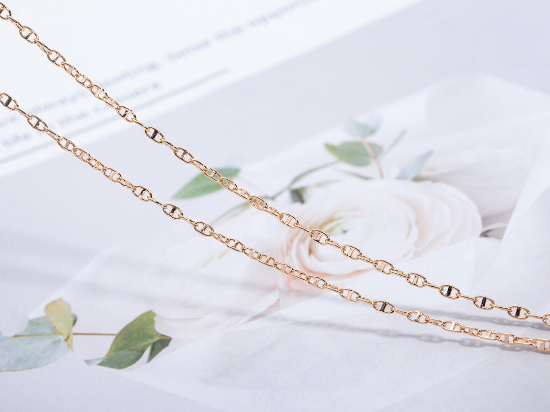 [Lumi Jewels]ECHAPPEE NECKLACE PINK GOLD