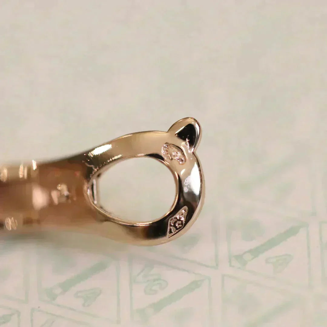 [Lumi Jewels]CLOVER MEDIUM 1 MOTIFS FUll DIAMOND EARRINGS