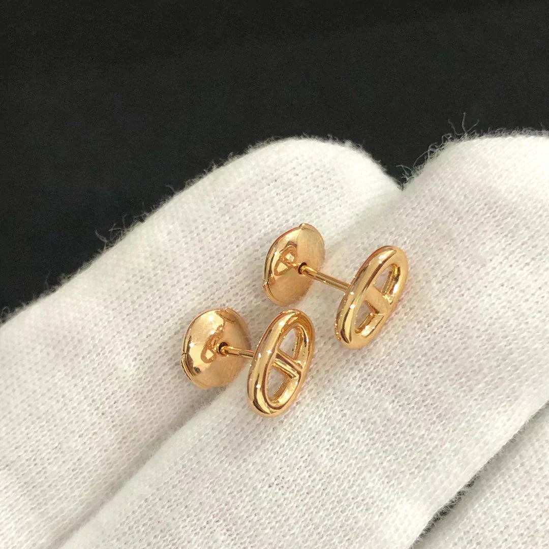 [Lumi Jewels]CHAINE SMALL EARRINGS GOLD AND SILVER