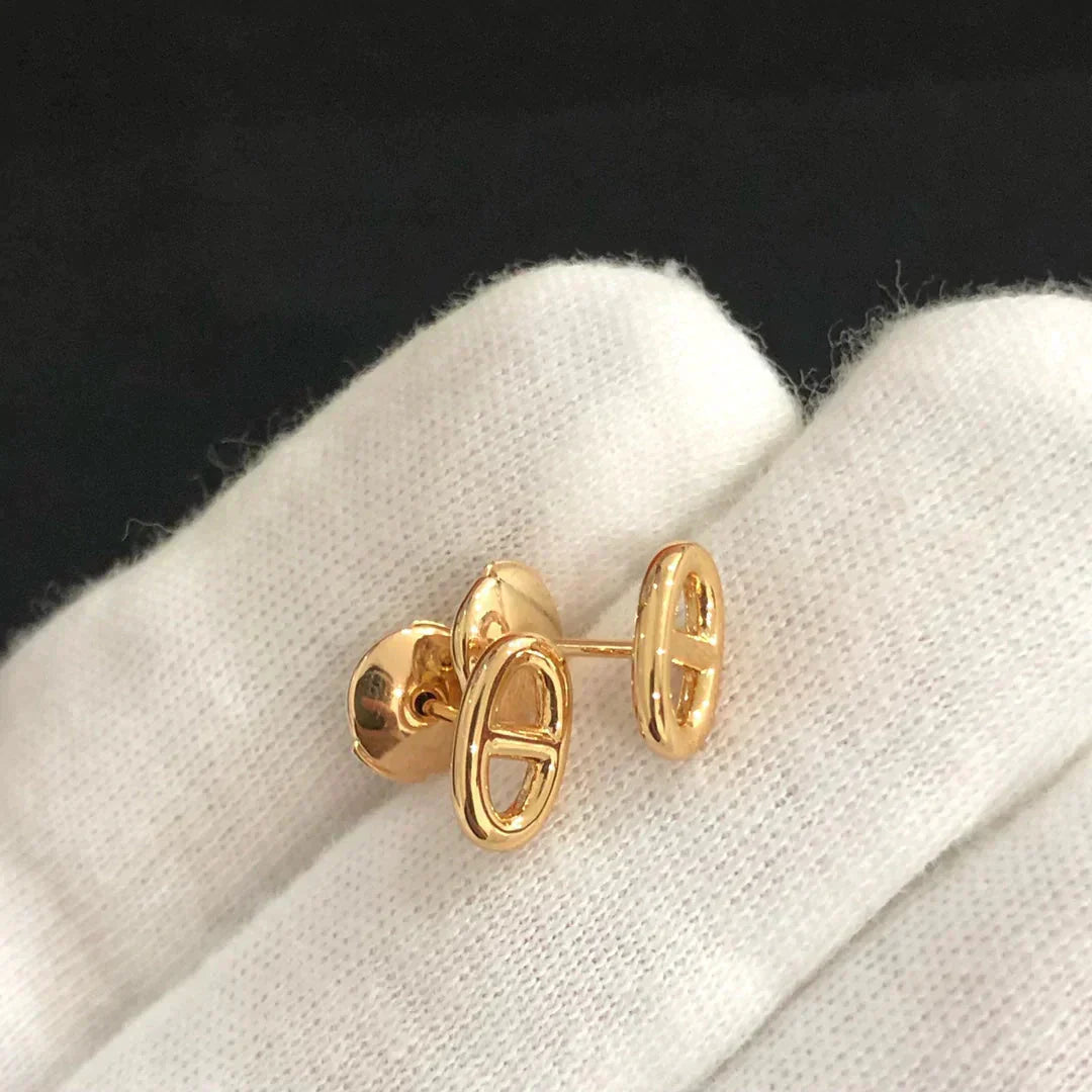 [Lumi Jewels]CHAINE SMALL EARRINGS GOLD AND SILVER