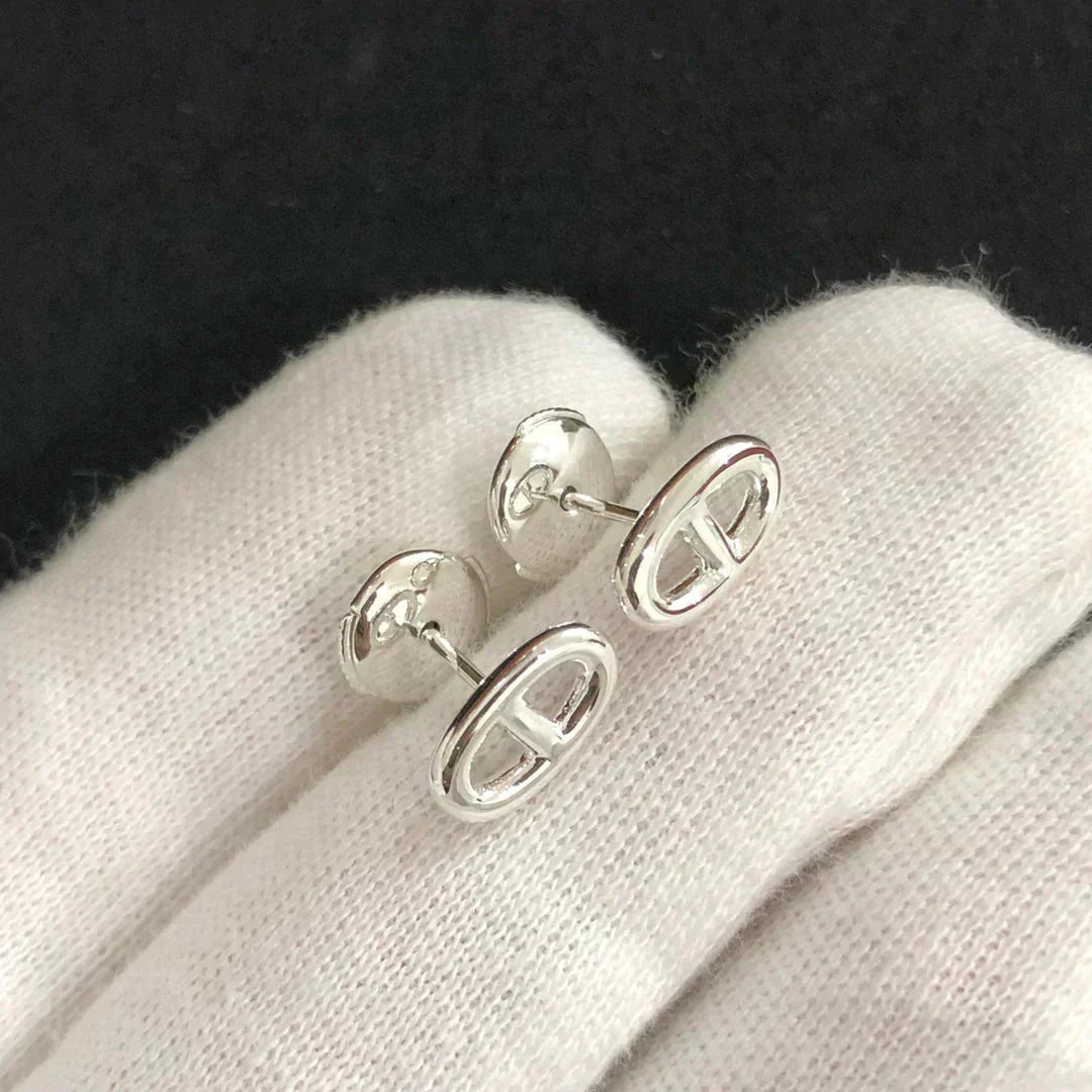 [Lumi Jewels]CHAINE SMALL EARRINGS GOLD AND SILVER