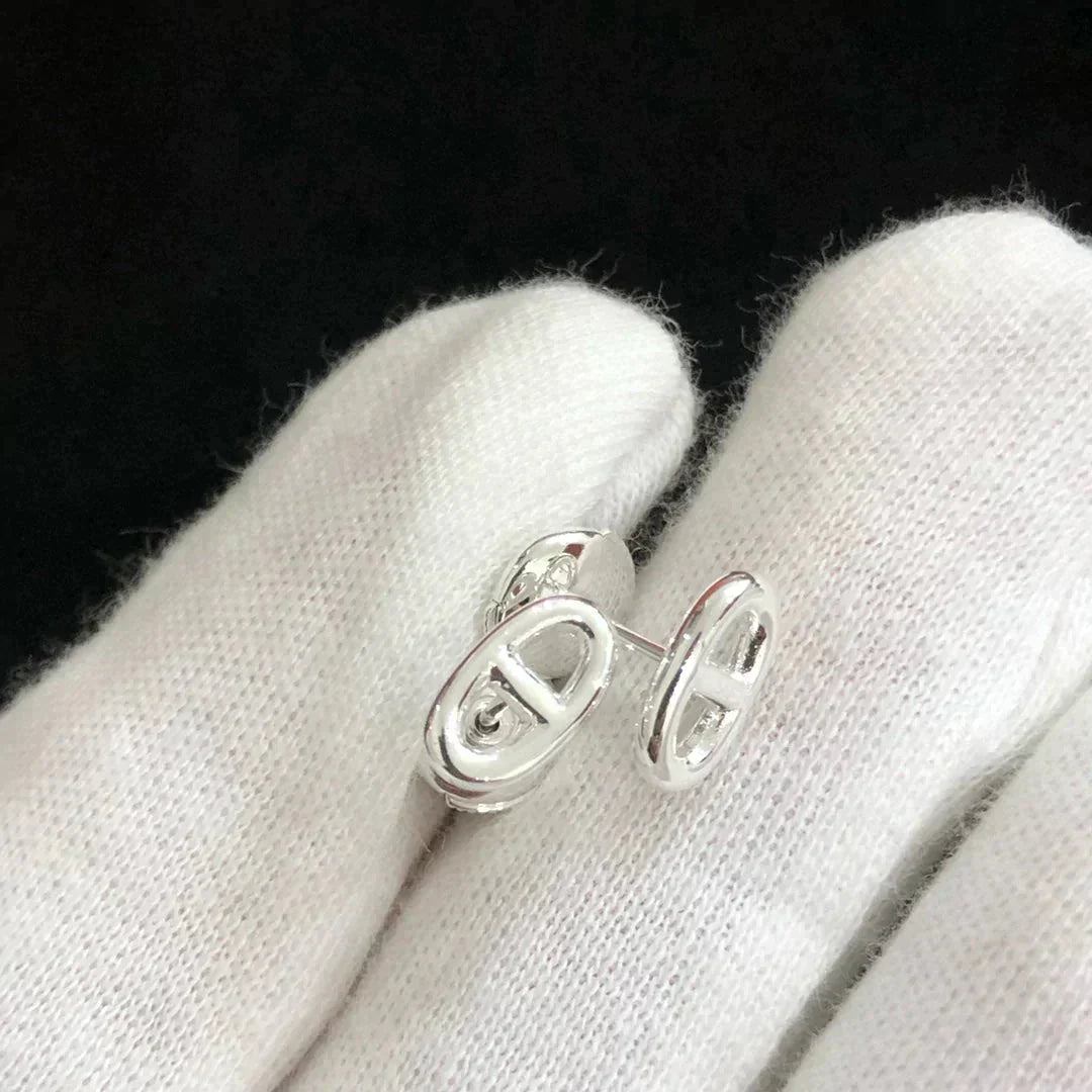 [Lumi Jewels]CHAINE SMALL EARRINGS GOLD AND SILVER