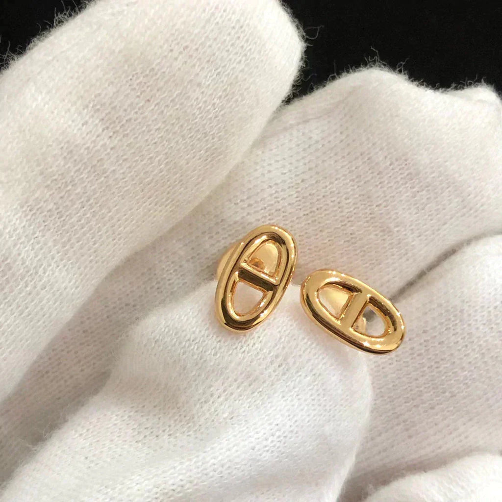 [Lumi Jewels]CHAINE SMALL EARRINGS GOLD AND SILVER