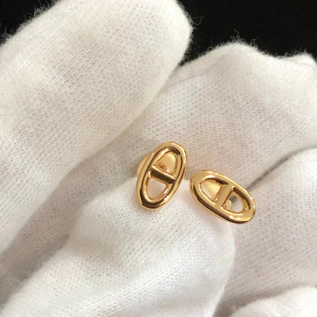[Lumi Jewels]CHAINE SMALL EARRINGS GOLD AND SILVER