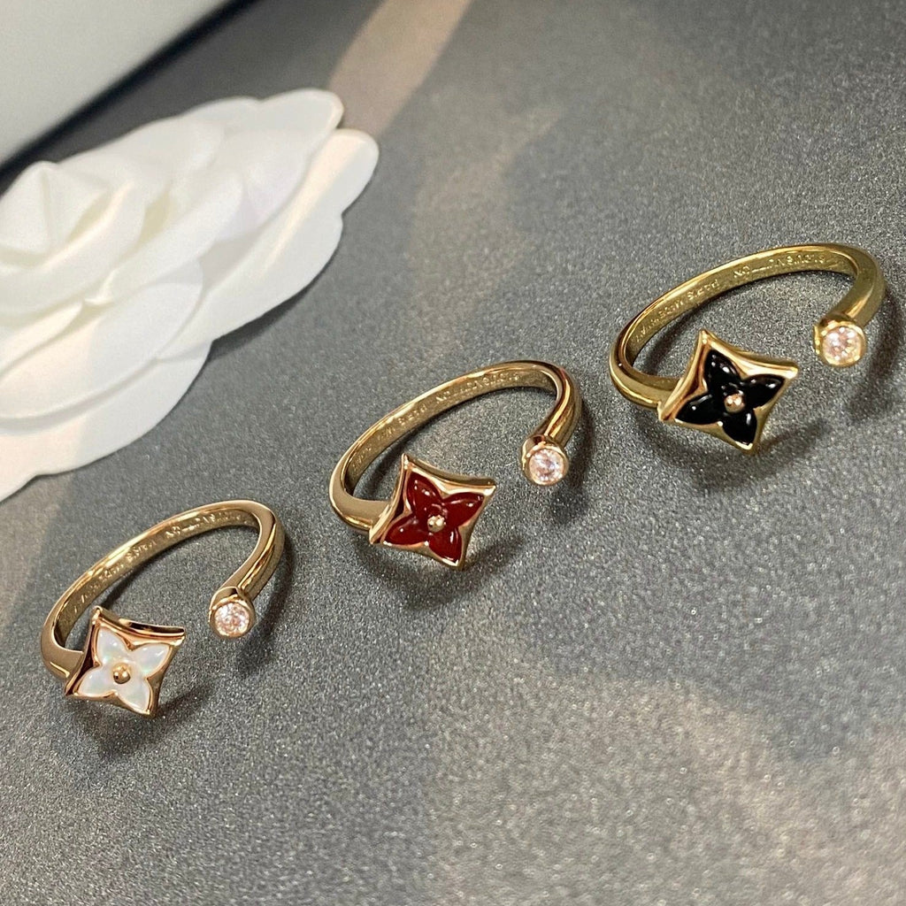 [Lumi Jewels]STAR 1 DIAMOND OPEN RING