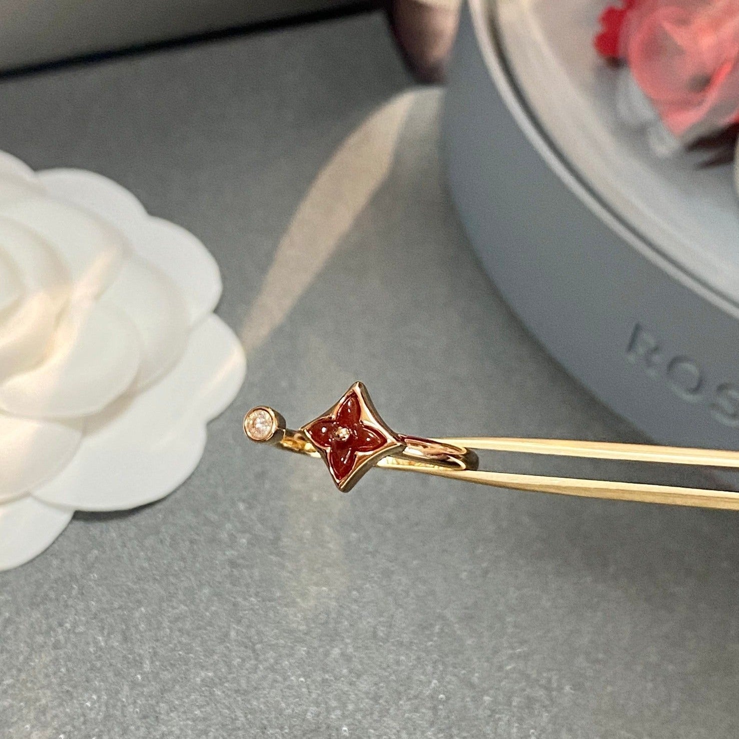 [Lumi Jewels]STAR 1 DIAMOND OPEN RING