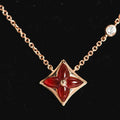 [Lumi Jewels]STAR NECKLACE PINK GOLD 1 DIAMOND