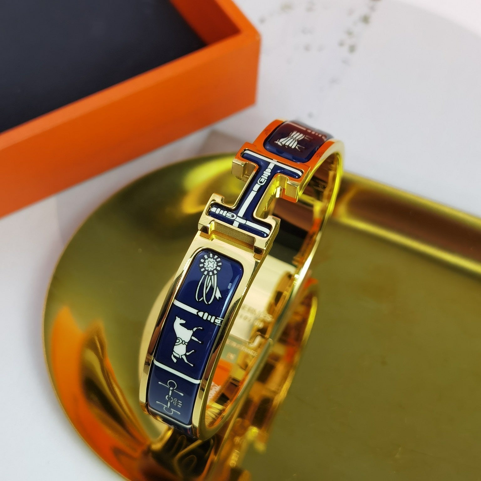 [Lumi Jewels]H COUVERTURES DARK BLUE BRACELET