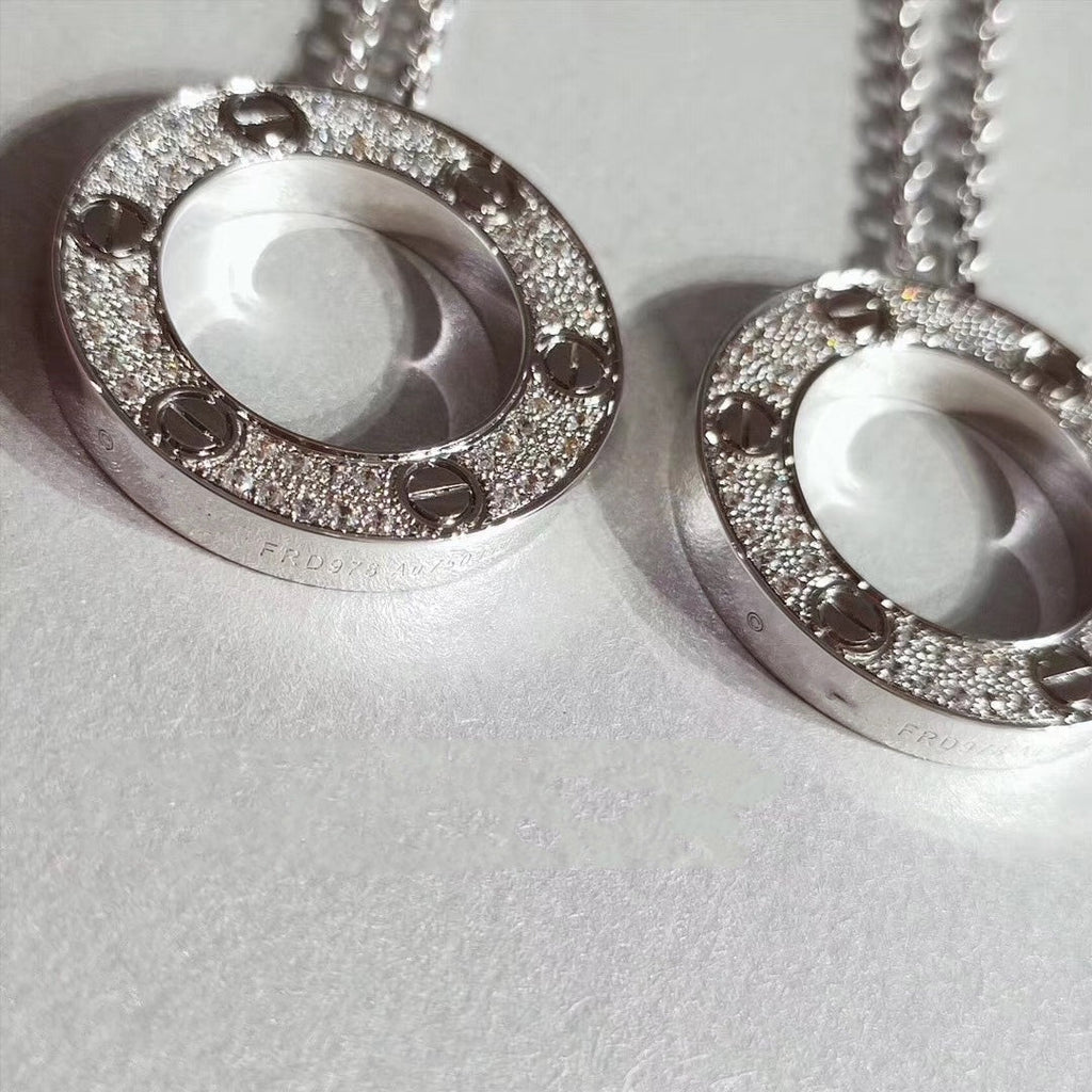 [Lumi Jewels]LOVE NECKLACE ADJUSTABLE SILVER
